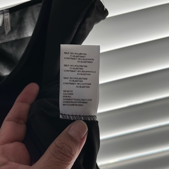 Out From Under Bodysuit: Black Solid
Tops - Size Medium with thong bodysuit. - Picture 2 of 7